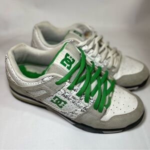 Y2K DC Green and White Sneakers